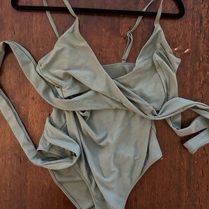 Aerie wrap one piece swimsuit